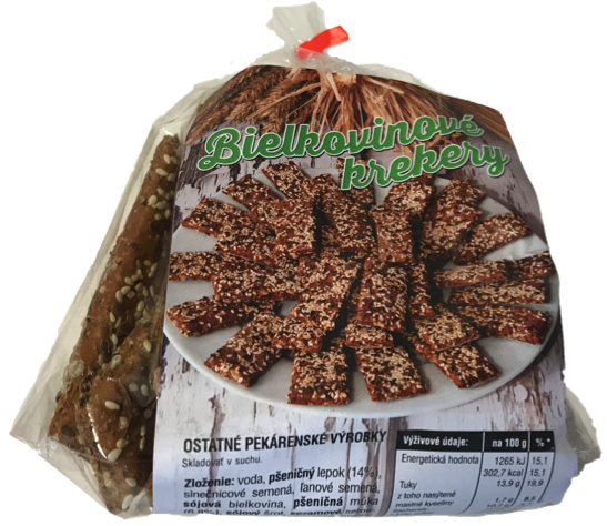 Bielkovinové Krekry 150g